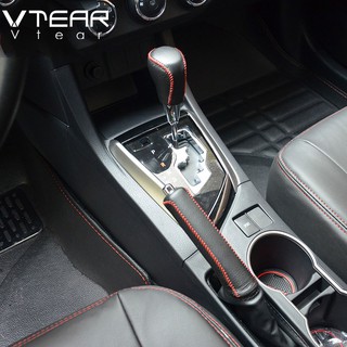 Vtear For  toyota vios yaris 2008-2017 ชุดปลอกเกียร์รถยนต์สําหรับ