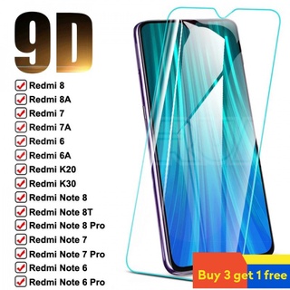 กระจกนิรภัย สําหรับ Xiaomi Mi Redmi Note 5 6 7 8 9 10 7A 8A 8T 9S 9A 9i 9T 10S K20 K30 K40 K30S A2 Prime Pro Lite Plus Max Ultra 4G 5G