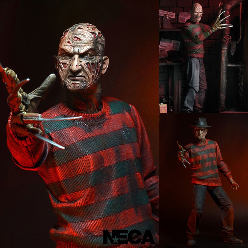 NECA Figma ฟิกม่า Model Figure ฟิกเกอร์ Nightmare on Elm Street Ultimate Freddy Krueger เฟรดดี้ ครูเ
