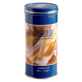 รีดอนโด้เวเฟอร์ไส้ครีมวานิลลา 150กรัม Redondo Wafers Filled with Vanilla Cream 150g.