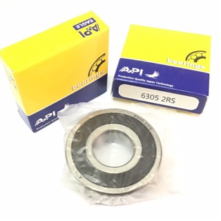 API Bearing 6305-2RS ตลับลูกปืน เม็ดกลมร่องลึก คุณภาพเยี่ยม มาตรฐาน DGBB