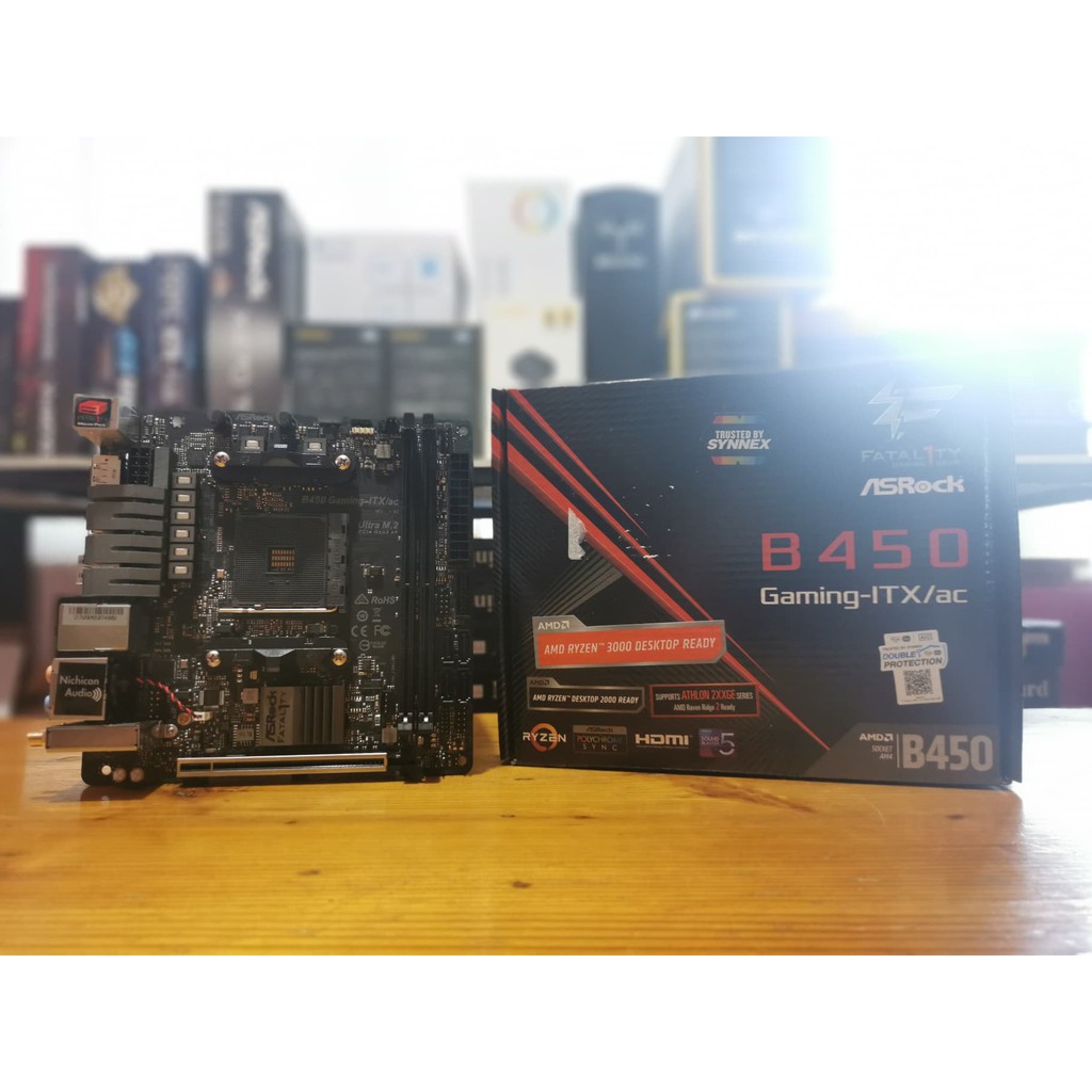 asrock B450 gaming itx/ac (socket am4)