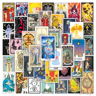 ❉ สติกเกอร์ Destiny - Tarot Series 04 สําหรับติดตกแต่ง ❉ สติกเกอร์ ลาย Mystical Power DIY สําหรับติดตกแต่งกระเป๋าเดินทาง แล็ปท็อป สเก็ตบอร์ด 50 ชิ้น ต่อชุด