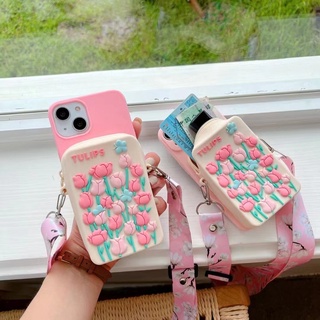 เคสโทรศัพท์มือถือ ลายดอกไม้น่ารัก พร้อมช่องใส่บัตร สําหรับ case infinix Hot 30 30i 20s 20 20i 9 10 11 2022 12 Play 10s 11S NFC 12i Note 12 G96 8 10 11 11S Pro Zero 5g Smart 7 5 6 HD Tecno Pova Neo 2 3 Techno Spark 6 go 2023  Pop 5 Lte