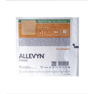 +Allevyn Ag non adhesive ขนาด 10x10cm. (แบบมีตัวยาsilver Sulfadiazine) สำหรับฆ่าเชื้อ