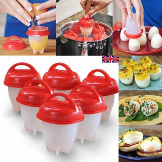 silicone egg boil ซิลิโคนต้มไข่มหัศจรรย์ แม่พิมพ์ไข่ต้ม ที่แยกไข่ขาว อุปกรณ์อเนกประสงค์สำหรับไม่ต้องปลอกเปลือกไข่T0233