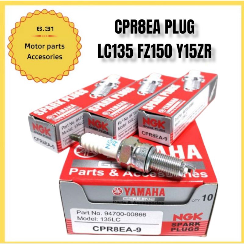 CPR8EA ปลั๊กสําหรับ YAMAHA LC135 FZ150
