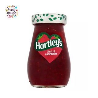 Hartley’s Raspberry Jam with Seed 340g ฮาร์ทเลส์ เเยมราสเบอร์รี่เ เเบบมีเมล็ด ทาขนมปัง 340g