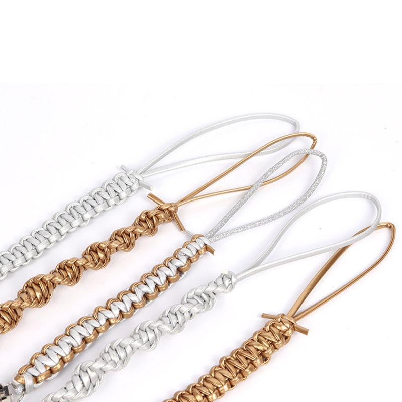 SOME Baby Teething Pacifier Chain Leather Woven Teether Soother Molar