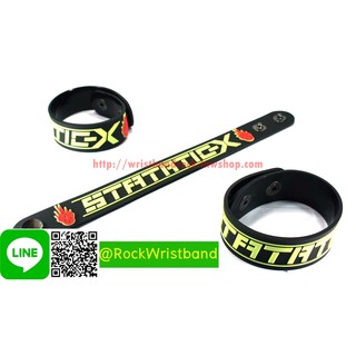 Static-X ขายริสแบนด์  STX206NA Wristband สายรัดข้อมือวงร็อค