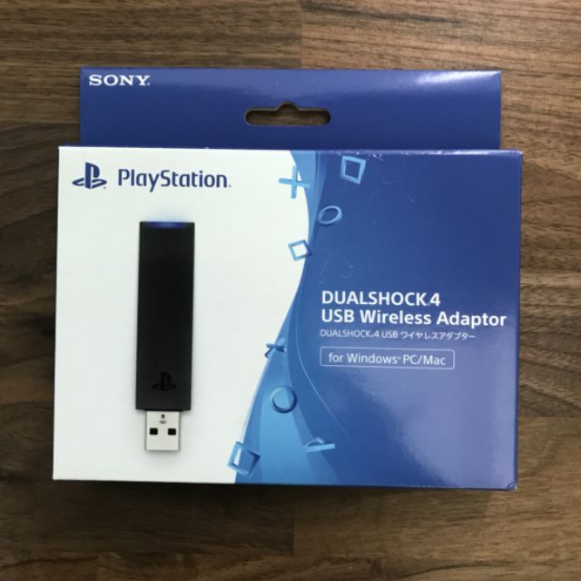 Dualshock 4 usb wireless adapter ตัวรับสัญญาณจอย ps4 ต่อกับ pc | Shopee ...