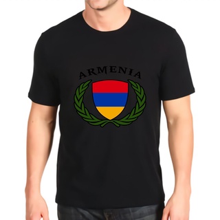 ใหม่ เสื้อยืดลําลอง แขนสั้น พิมพ์ลาย armenia ทรงหลวม แฟชั่นสําหรับผู้ชายSize S-5XL