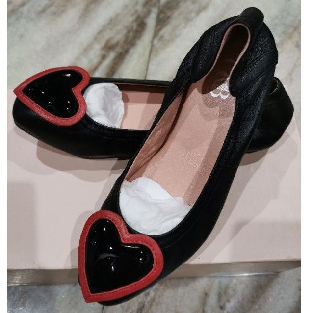 (NEW) O&B Audrey Heart Beat สี Daily Black OandB Size35