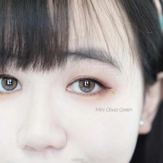 ส่งด่วนทุกวัน‼️คอนแทคเลนส์ Mini Olivia Green - Kitty Kawaii สีเขียวขนาดมินิ