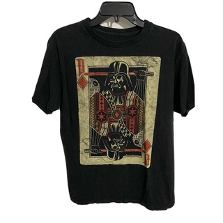 เสื้อยืดพิมพ์ลายเสื้อยืด พิมพ์ลาย Star Wars Fifth Sun Darth Vader Suicide King Tee ขนาดกลาง สําหรับผู้ใหญ่