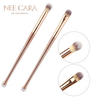 (2 ชิ้น) Nee Cara แปรงแต่งหน้าสำหรับดวงตา เกลี่ยสีอายแชโดว์ ลงเปลือกตา ขนนิ่ม (N878) *ของแท้*