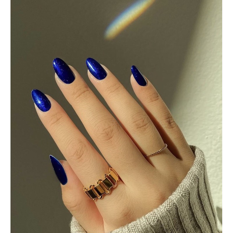 OPI สี Chopstix and stones สีน้ำเงินเข้มมือขาววว แท้ %