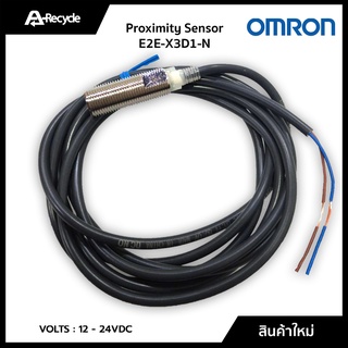 OMRON E2E-X3D1-N PROXIMITY , 2M M12 ระยะตรวจจับ 3MM NO อุปกรณ์ไฟฟ้าบ้านและโรงงาน