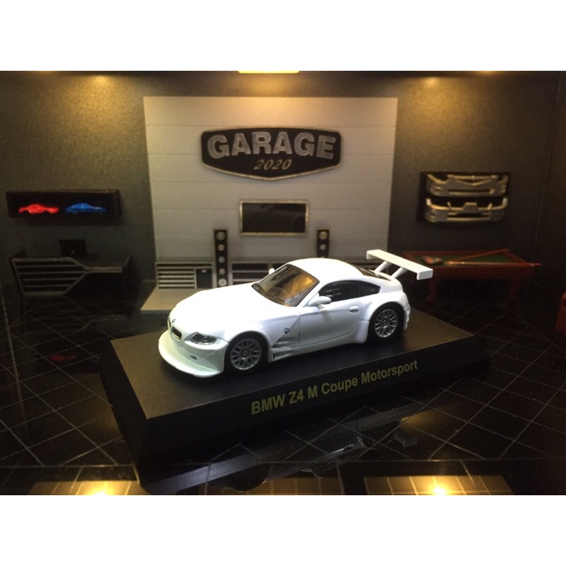 โมเดลรถยนต์ รถโมเดล BMW Z4 Coupe car model Kyosho 1:64