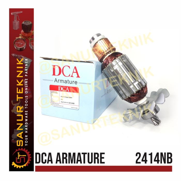 MESIN DCA ARMATURE 2414NB / เข้ากันได้สําหรับเครื่องตัด MAKITA 2414NB