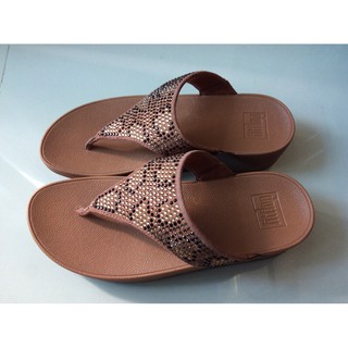 Fitflop Lulu Leopard Crystal @ Bronze (US6=37)