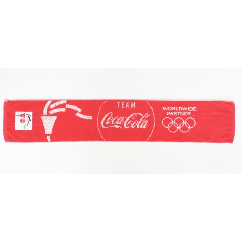 COCA COLA : 2020 TOKYO OLYMPIC TOWEL- JUN22 . % อย่างเป็นทางการ & ของแท้ Japan edition Nedi版)