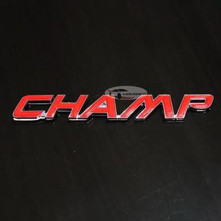 โลโก้ CHAMP สีแดง ติดท้ายกระบะ สำหรับ VIGO CHAMP ขนาด 2 X 15 cm