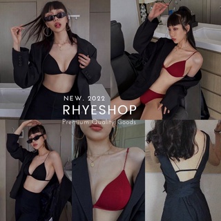 3 Colors💋Spaghetti Strap Bra บราสายสปาเกตตี้ สาย ฝ.💋