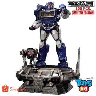 Prime1 Studio MMTFM-27 : Transformers Bumblebee Soundwave &amp; Ravage Statue Standard Version