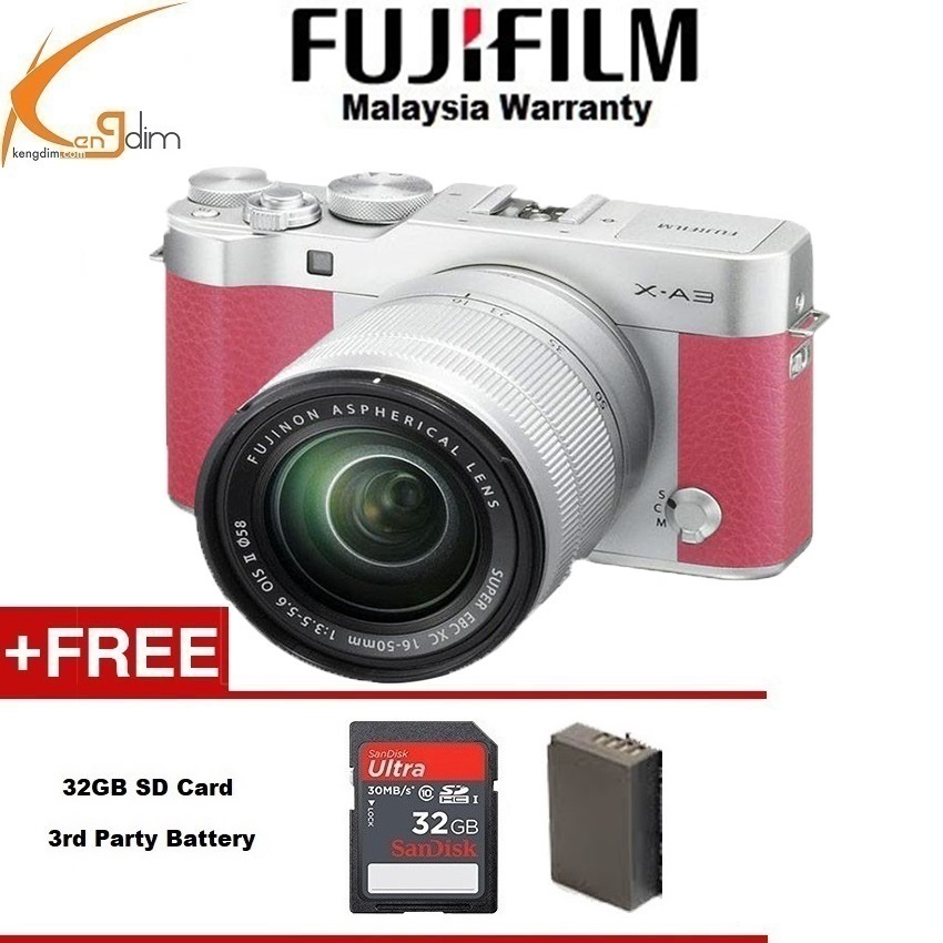 เลนส์ Fujifilm X-A3/ XA3 + XF 16-50mm