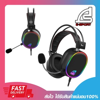 หูฟัง หูฟังเล่นเกม หูฟังเกมมิ่ง Signo Gaming Headset Electra 7.1 Hp-831 Black รับประกัน 2 ปี