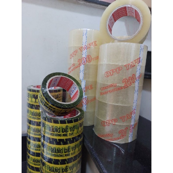 200ya CLEAR ADHESIVE TAPE / 80ya สินค้าที่บอบบาง ADHESIVE TAPE