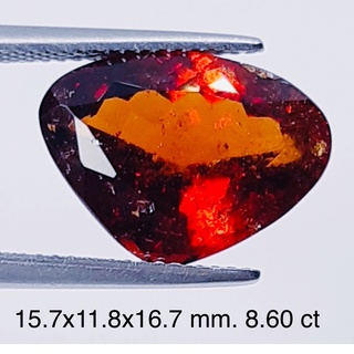 8.60 ct โกเมน สเปสซาร์ไทต์ ของแท้ ธรรมชาติ Natural Spessatite Garnet Loose Gemstone For Fine Jewelery