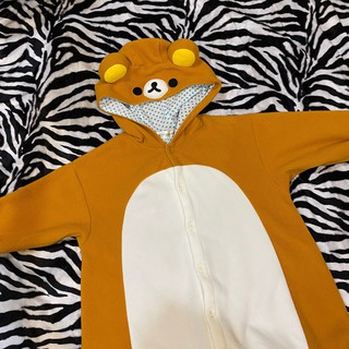 [มือสองสภาพดี] ชุดหมี Rilakkuma งานลิขสิทธิ์ San-X แท้ 100% จากญี่ปุ่น