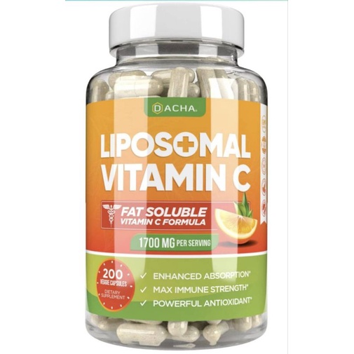 Natural Liposomal Vitamin C - 200 Capsules