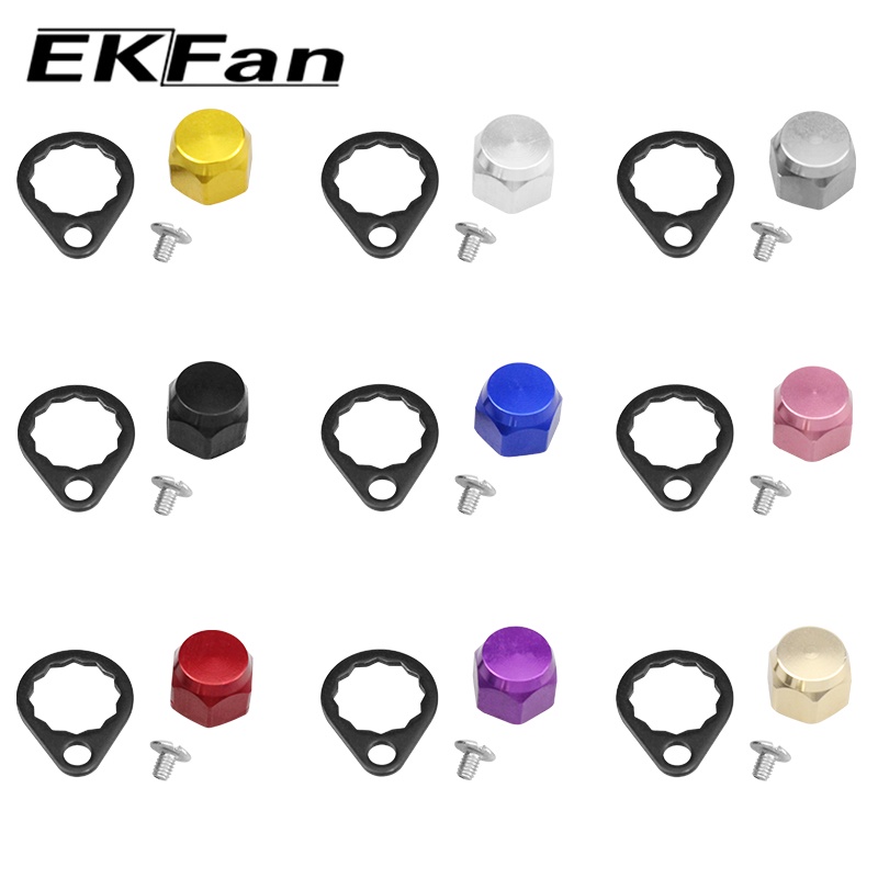 Ekfan Baitcasting ตกปลา Reel handle Fix สกรู Nut/ล็อคแผ่น/สกรูสําหรับ DAI/SHI ซ้าย/ขวา bc reel