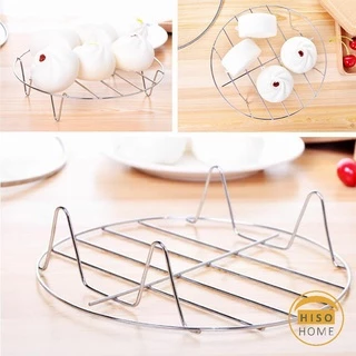 ขาตะแกรงสแตนเลส อุปกรณ์เสริม ขาตั้งสแตนเลส สำหรับหม้อทอดไร้น้ำมัน Single layer steaming rack