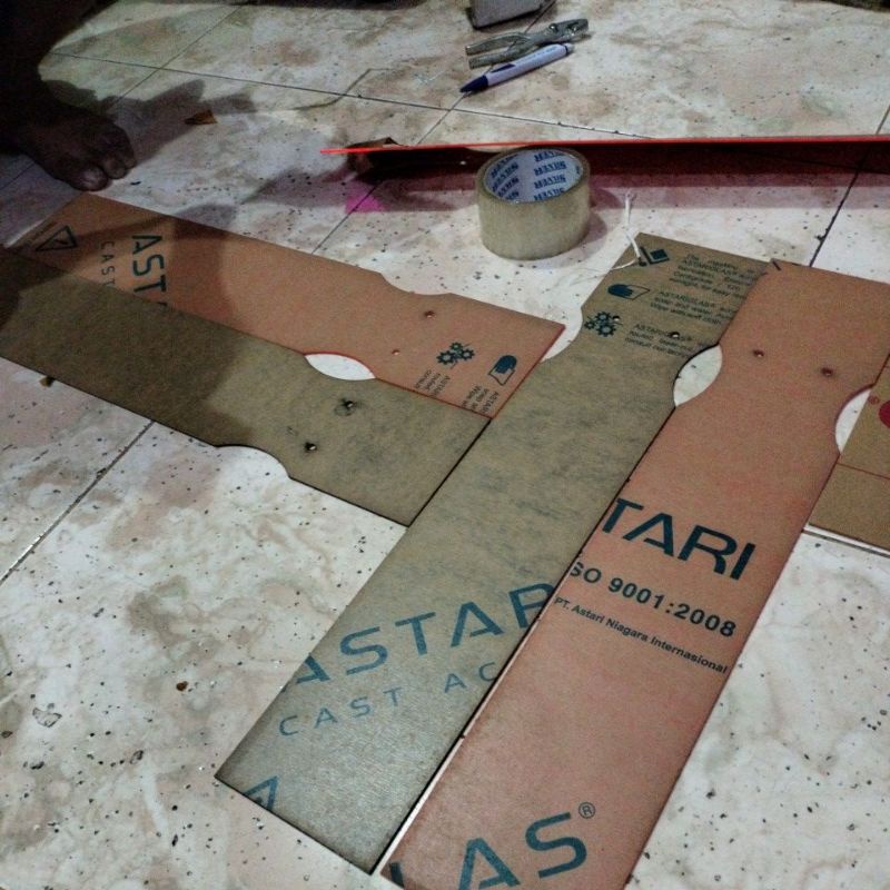 แผ่นไมก้าอะคริลิค MICA UNDER VARIATION RX KING NINJA TIGER