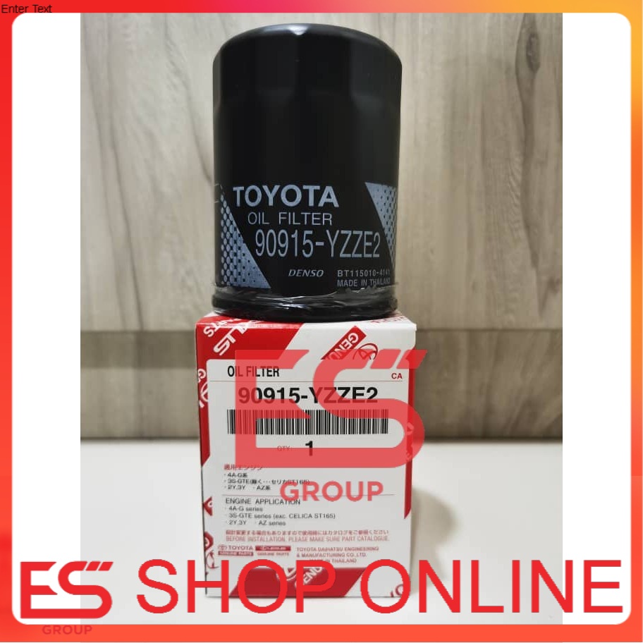 (90915-YZZE2) (สําหรับเครื่องยนต์ 1AZ-FE & 2AZ-FE กรองน้ํามันเครื่องโตโยต้า
