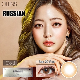 พร้อมส่ง​👁️O-LENS​ RUSSIAN​ gold/Silver รายวัน(แบ่งขายเป็นคู่)💮🌺