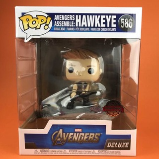 Funko POP Avengers Assemble Hawkeye Avengers Deluxe Exclusive 6” 586