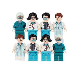 โมเดลฟิกเกอร์ City Hero Series Nurse Doctor ของเล่นสําหรับเด็ก 122701