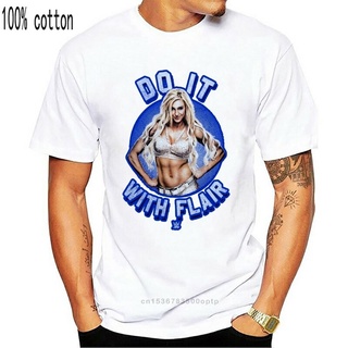 เสื้อยืด พิมพ์ลาย Charlotte Do It With Flair สีฟ้า สําหรับผู้ชายS-5XL