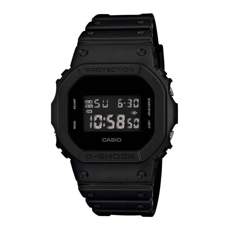 Casio G-SHOCK นาฬิกา DW-5600BB-1 นาฬิกาสปอร์ตจอแสดงผลแบบดิจิตอลเทรนด์นาฬิกากันน้ำชาย
