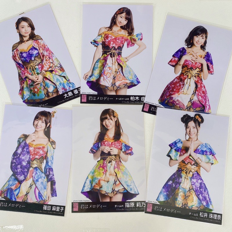 Akb48 รูปสุ่มจาก sing Kimiwa Melody Yuko Yukirin Mayuyu Mariko Sassii Jurina