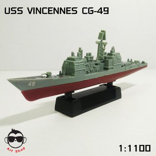 โมเดลเรือ USS VINCENNES CG-49