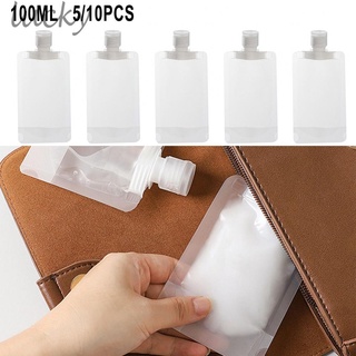 LUCKY~5-10Pcs Fluid Makeup Packing Bag PET Travel Portable Liquid Sub-packaging Bags#Ready Stock