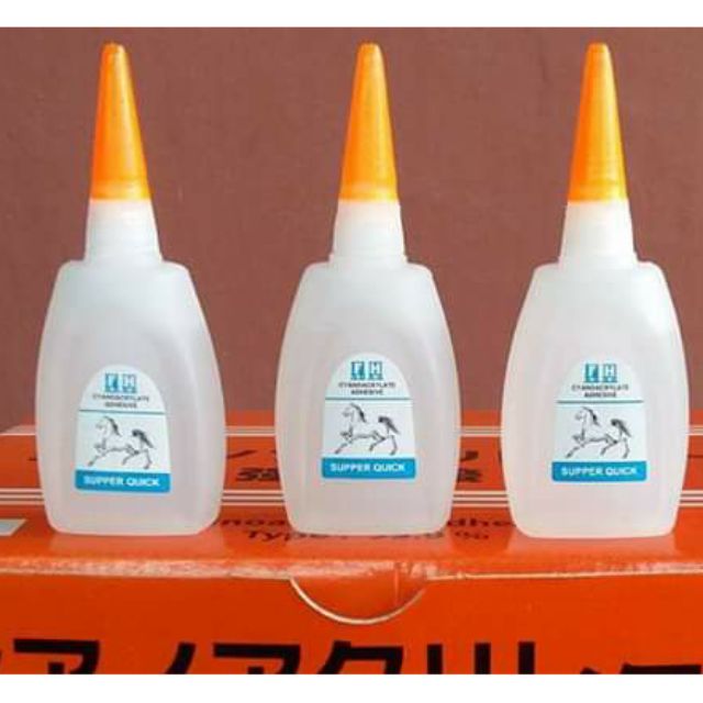 กาวร้อน แห้งเร็ว ส่งฟรี!! (ยกกล่อง30ขวด*40กรัม*)