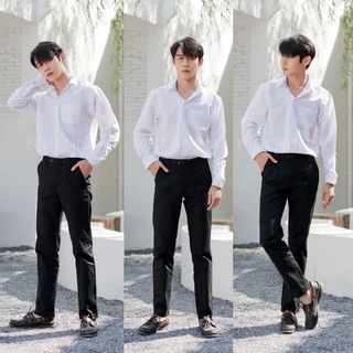 เสื้ อนัก ศึกษา ชาย เสื้อนักศึกษาแขนยาวชาย รอบอก : 36 - 56 [ขาวนวล,ขาวสว่าง]