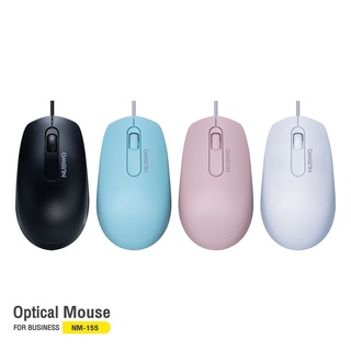 Nubwo NM-155 เมาส์ Optical เม้าส์สาย USB เมาส์ใช้ได้ทั้งมือซ้ายและขวา ของแท้ รับประกัน 1 ปี